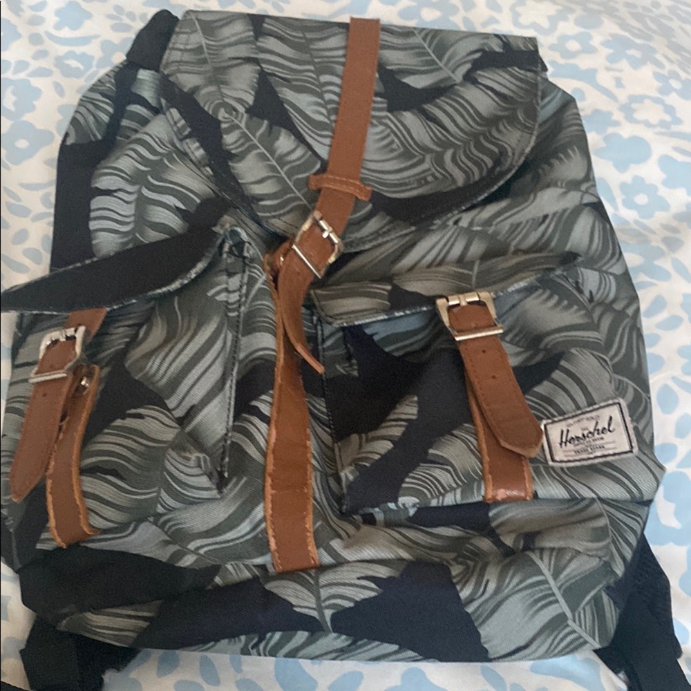 Herschel Supply Company Green and Brown Backpack with Classic Design